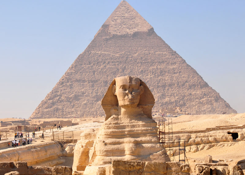 1. Комплекс пирамид в Гизе, Египет