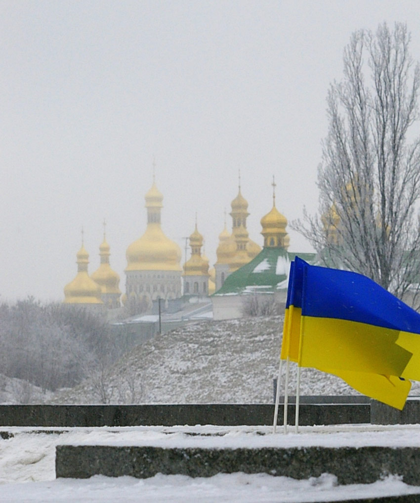 Украина зимой