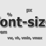Использование различных свойств размера шрифта в CSS-стилях